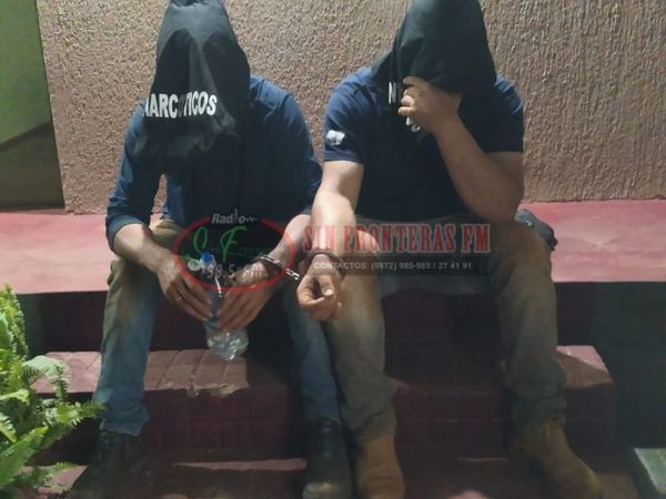 Incautan cargamento de marihuana y hay dos detenidos