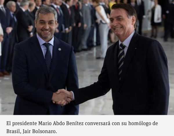 Apertura de puente: Mario Abdo hablaría con Bolsonaro esta tarde