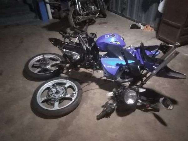 Recuperó su motocicleta totalmente desarmada - ABC en el Este - ABC Color