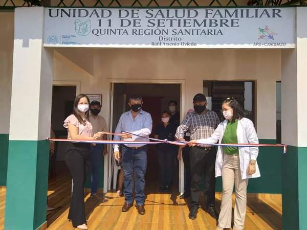 REHABILITAN UNIDAD DE SALUD FAMILIAR EN RAÚL ARSENIO OVIEDO  