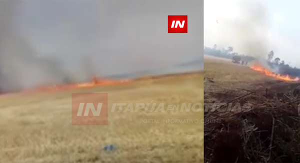 M. OTAÑO: BOMBERO SE DESCOMPENSA EN SERVICIO DE INCENDIO