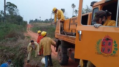 Sigue incendio en el Parque Nacional Caazapá - Nacionales - ABC Color