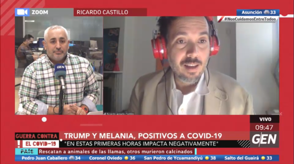 HOY / Ricardo Castillo, analista político, sobre el nuevo escenario que se presenta tras confirmarse que Donald Trump dio positivo al COVID-19