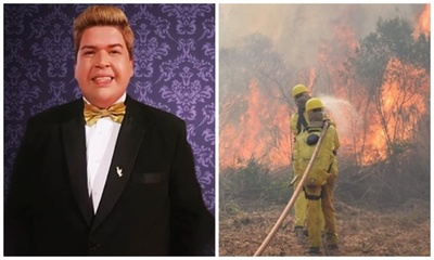 El cantante Orly López inicia cruzada solidaria para ayudar a los bomberos