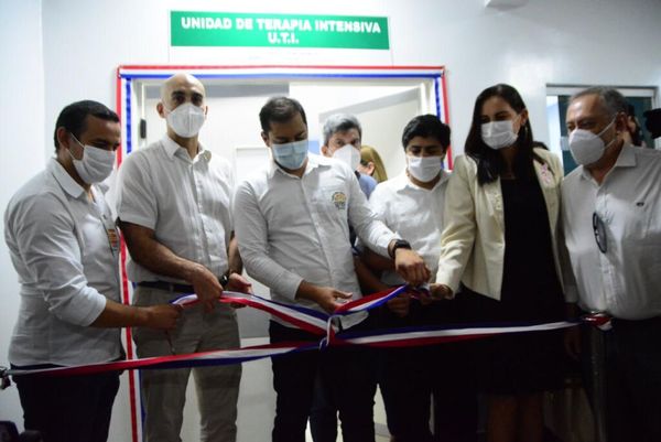 Habilitan oficialmente segunda sala de UTI reformada con aportes de Municipalidad de CDE
