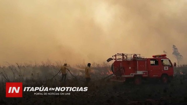 CASI 400 FOCOS DE INCENDIO EN TODO EL DEPARTAMENTO DE ITAPÚA