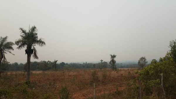 HOY / Areguá: el Cerro Patiño también arde en llamas
