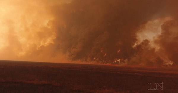 La Nación / Intentó apagar el fuego y quedó rodeado: hallaron su cuerpo calcinado esta mañana