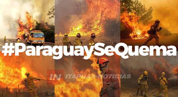 A NIVEL INTERNACIONAL, USUARIOS SE HACEN ECO DE LOS INCENDIOS EN PARAGUAY.