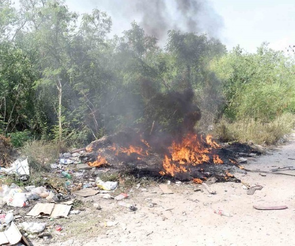 En Paraguay casi el 40% de los hogares queman su basura