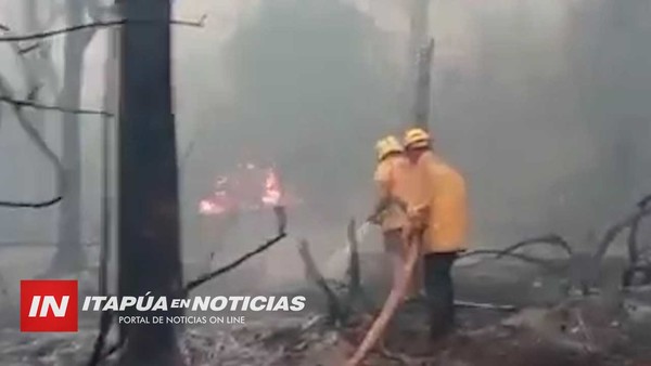 POR RIESGO DE INCENDIOS EVACUAN COMUNIDADES ADYACENTES A LA RESERVA SAN RAFAEL