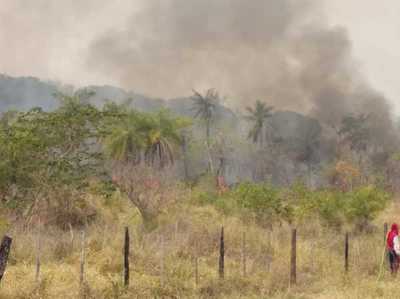 Logran controlar incendio en la zona de Yvu en Caacupé » Ñanduti