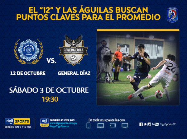 12 de Octubre y General Díaz, con la meta de la permanencia