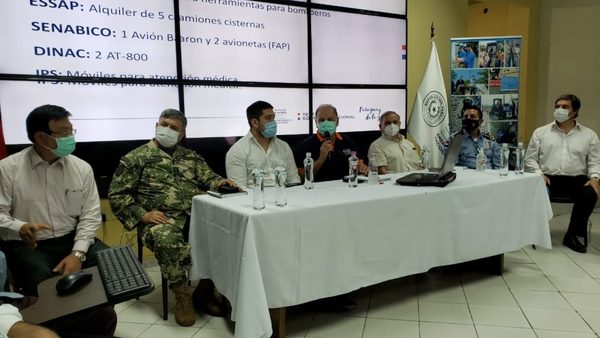 La Itaipú proporcionará vehículos hidrantes para los incendios