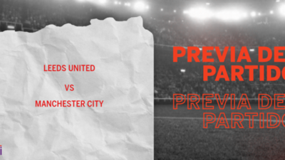 Por la Fecha 4 se enfrentarán Leeds United y Manchester City