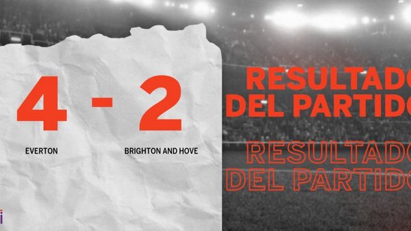 Con doblete de James Rodríguez, Everton derrotó a Brighton and Hove
