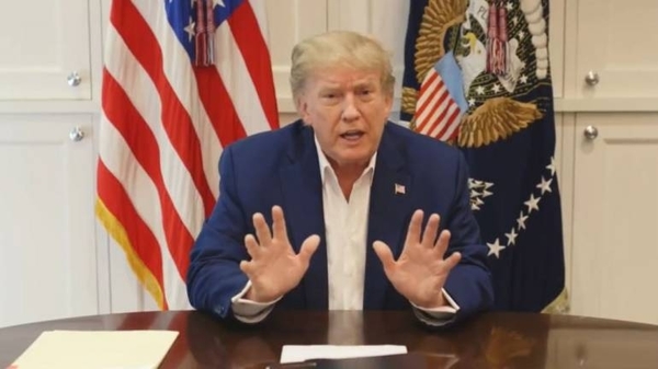 HOY / Trump: "No me sentía muy bien, pero ahora me encuentro mucho mejor"