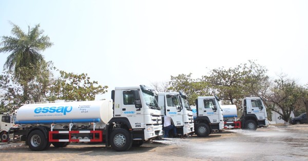 La Nación / Essap adquirió camiones para abastecer de agua potable en zonas de incendios