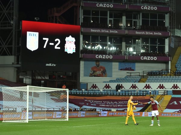 El Aston Villa le hace un histórico 'siete' al Liverpool