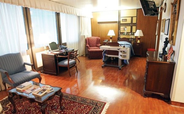 La suite presidencial en la que Donald Trump guarda cuarentena