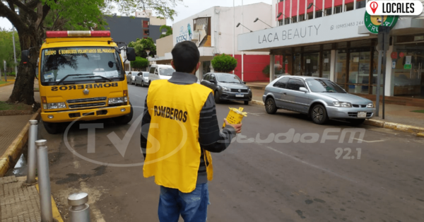 Inició la colecta anual de los Bomberos Amarillos “Tu aporte salva vidas”