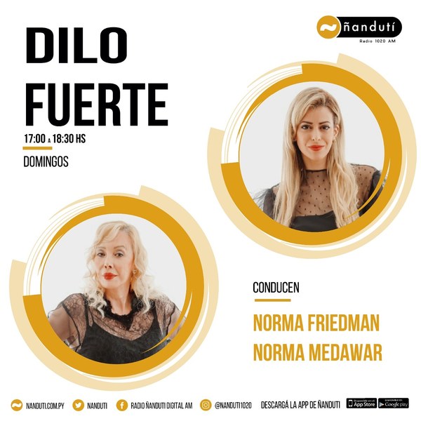 Dilo Fuerte, con la conducción de Norma Friedmann y Norma Medawar » Ñanduti