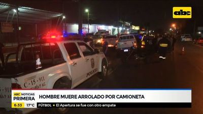 Hombre muere arrollado por una camioneta - ABC Noticias - ABC Color