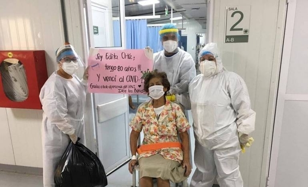 HOY / Tras 11 días de internación, una paciente de 80 años venció al Covid-19