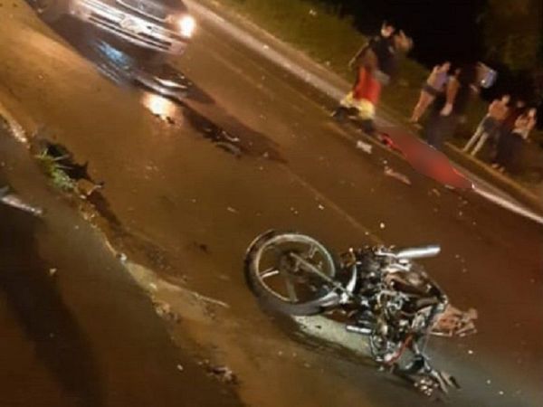 Hohenau: Motociclista pierde la vida en accidente de tránsito