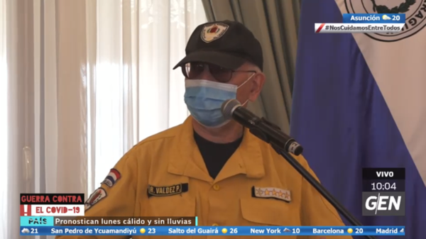 HOY / Conferencia de prensa del capitán Rafael Valdez, comandante del CBVP y Joaquín Roa, ministro de la SEN