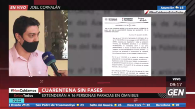 HOY / Extenderán a 16 personas paradas en los buses del transporte público