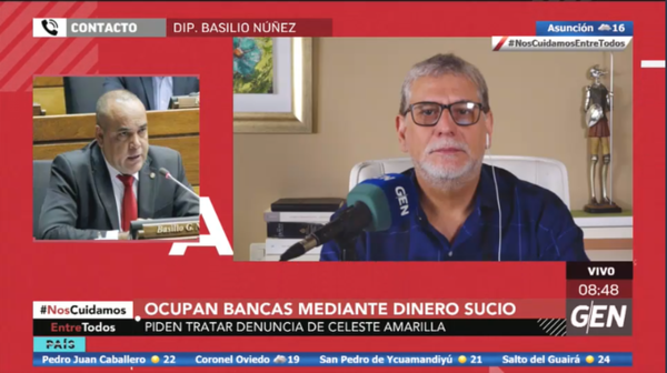 HOY / Ocupan bancas mediante dinero sucio, piden tratar denuncia de Celeste Amarilla