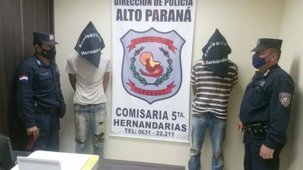 HERMANOS ABIGEOS SON DETENIDOS TRAS SER PILLADOS EN PLENA ACCIÓN