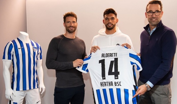Hertha presenta de manera oficial a Alderete