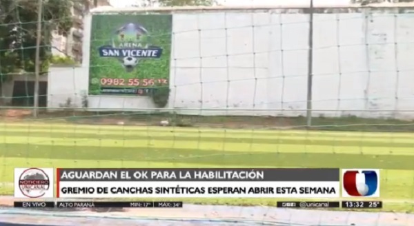 Canchas sintéticas esperan visto bueno de protocolo