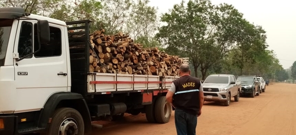 Demoran camión con 5 toneladas de madera nativa sin documentación en Caacupé » Ñanduti