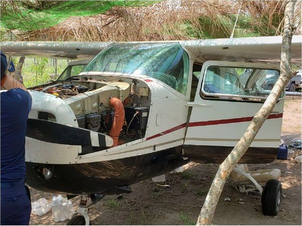 Incautan dos aeronaves en pistas clandestinas en Concepción