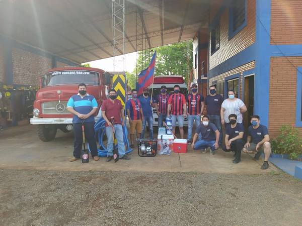ASOCIACIÓN DE CERRISTAS FRAM ENTREGÓ DONACIÓN A BOMBEROS
