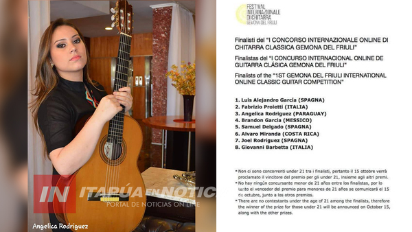 NUEVO LOGRO PARA LA COMPATRIOTA ANGELICA RODRIGUEZ