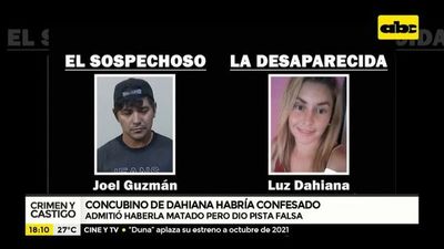 Concubino de Dahiana habría confesado - Crimen y castigo - ABC Color