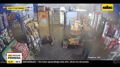 Asalto a autoservice de Ñemby quedó grabado - ABC Noticias - ABC Color