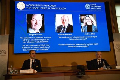 El premio Nobel de Física fue otorgado a los cazadores de agujeros negros