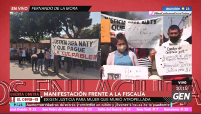 HOY / Vecinos, familiares y amigos exigen justicia para Natalia Noemí Godoy (29)