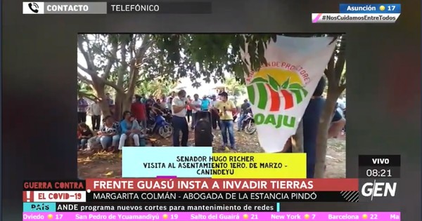 La Nación / Invasión a estancia Pindó: “Se tiene que cumplir la orden de expulsión”