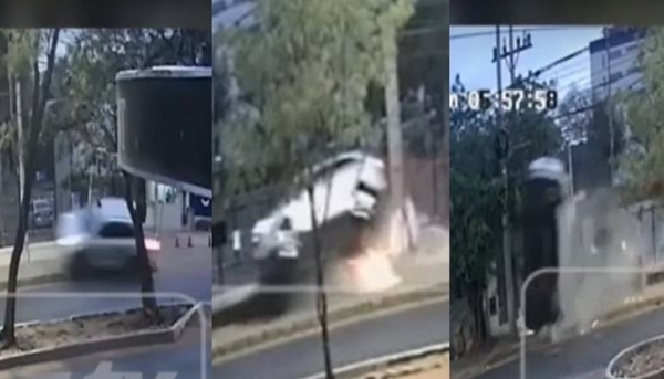 HOY / Video muestra cómo conductora mató a mujer que estaba en parada de bus
