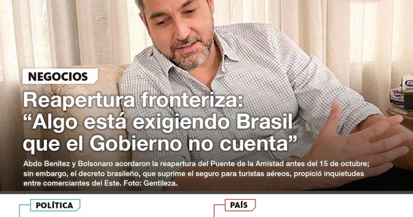 La Nación / LN PM: Las noticias más relevantes de la siesta del 6 de octubre