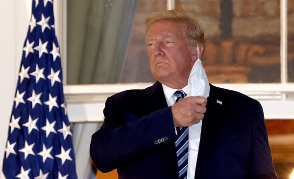 Trump sale del hospital y se quita la mascarilla: "No tengan miedo al virus" - Noticiero Paraguay