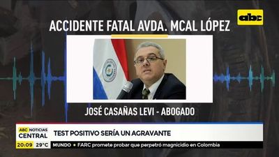 Arrollamiento en Mcal. López: Test positivo sería agravante, según abogado - ABC Noticias - ABC Color