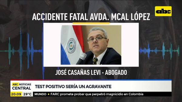 Arrollamiento en Mcal. López: Test positivo sería agravante, según abogado - ABC Noticias - ABC Color