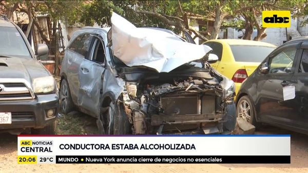 Arrollamiento en Mcal. López: Conductora estaba alcoholizada - ABC Noticias - ABC Color